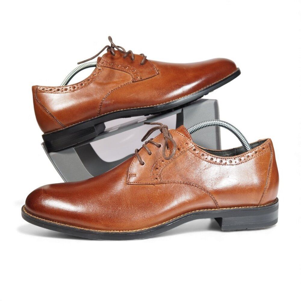 Stacy Adams Dickinson Cap Toe Oxfords Men's 7.5 Tan Brown 24956-221‎